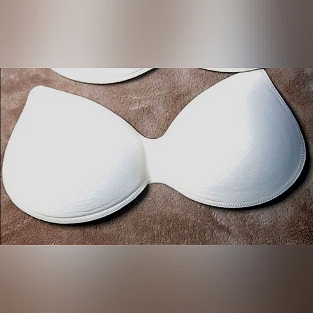 NEW Push-Up Bra Insert, 2" thick, beige, breast lift, enhancement, strapless